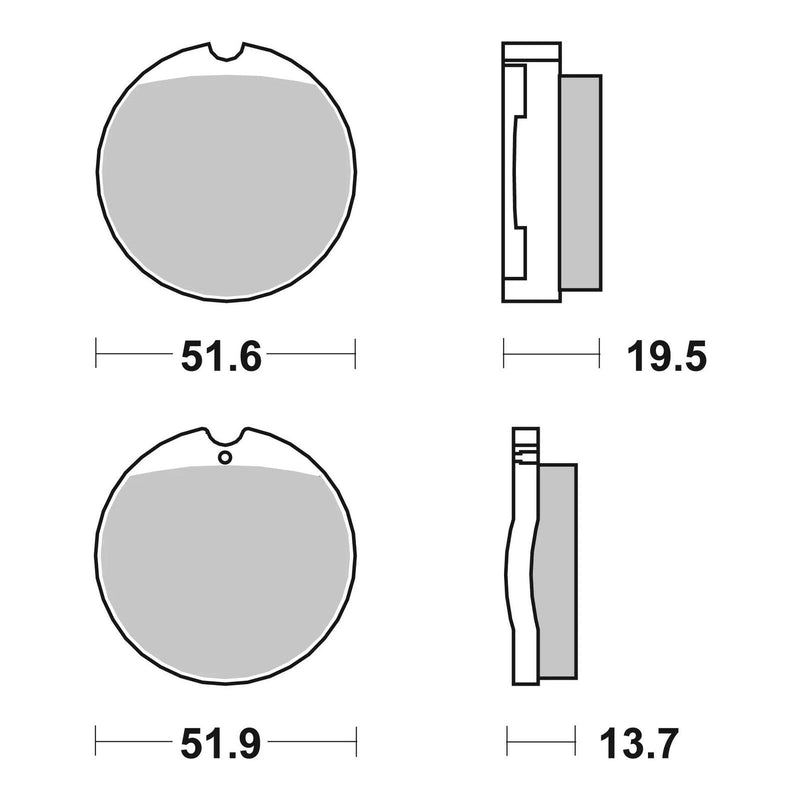Load image into Gallery viewer, Brembo Prime Carbon Ceramic Front Brake Pads 07HO0130
