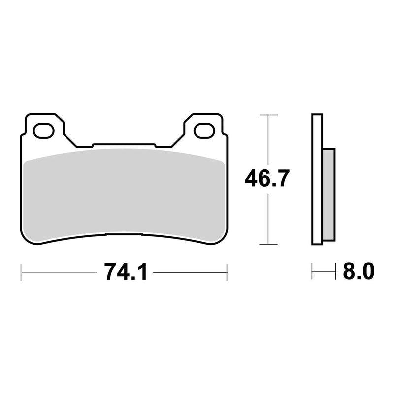 Load image into Gallery viewer, Brembo Prime Sinter Front Brake Pads 07HO50SA
