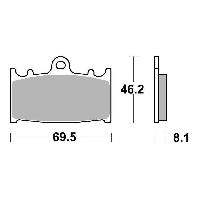 Load image into Gallery viewer, Brembo Prime Sinter Front Brake Pads 07KA13SA
