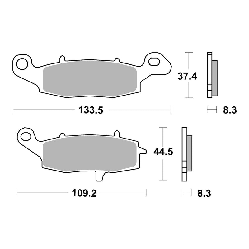 Load image into Gallery viewer, Brembo Prime Sinter Front Brake Pads 07KA19SA
