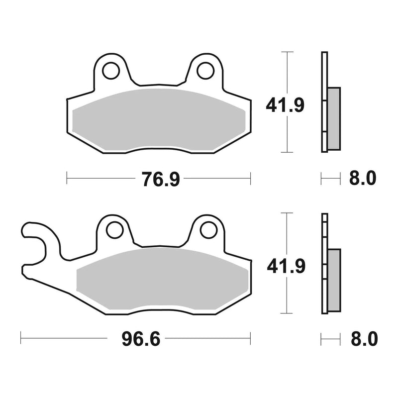 Load image into Gallery viewer, Brembo Prime Sinter Front Brake Pads 07YA21SA
