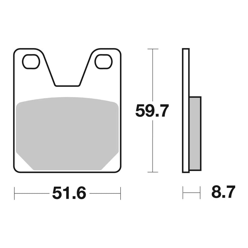 Load image into Gallery viewer, Brembo Prime Sinter Rear Brake Pads 07YA38SP
