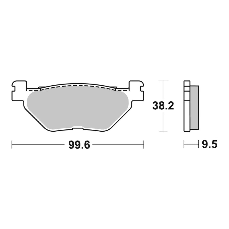 Load image into Gallery viewer, Brembo Prime Sinter Rear Brake Pads 07YA39SP

