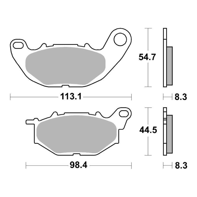 Load image into Gallery viewer, Brembo Prime Sinter Front Brake Pads 07YA52SA
