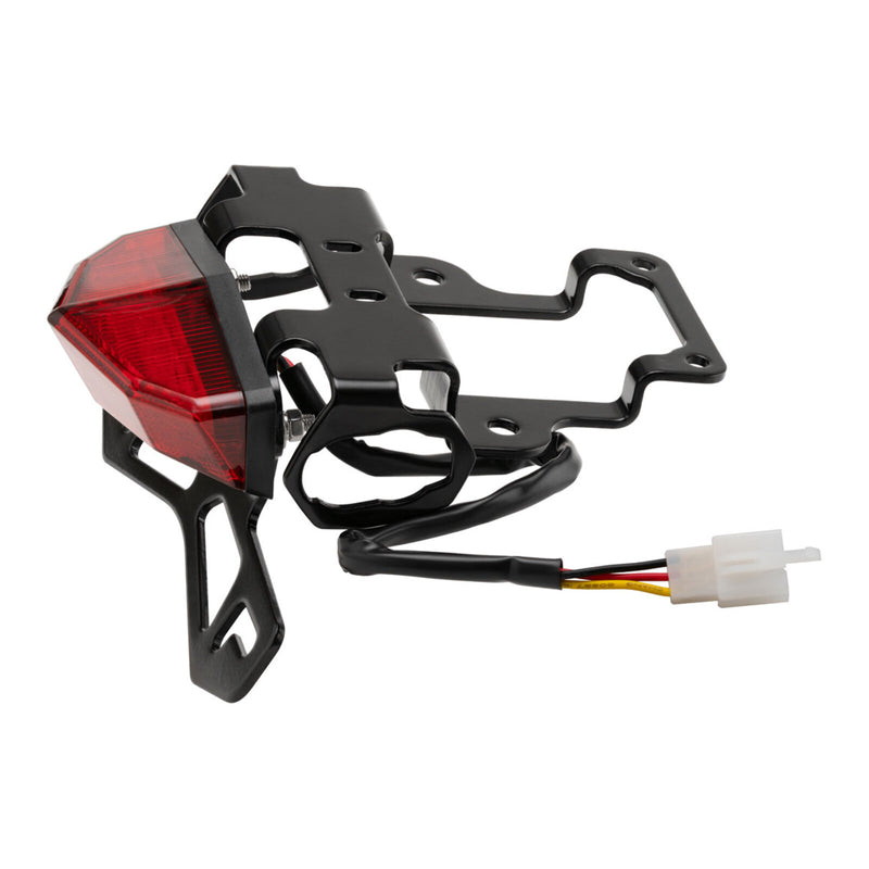 Load image into Gallery viewer, DRC Edge Tail Light Holder Kit with Red Lens - Kawasaki KLX230 (2020+)
