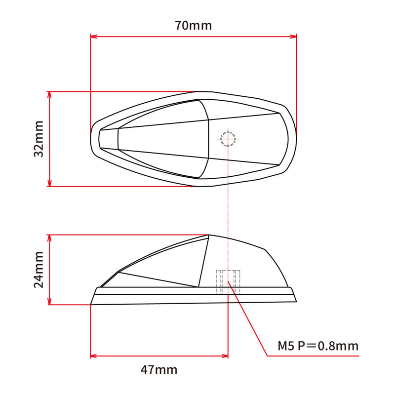 Load image into Gallery viewer, DRC 586 LED Flasher Lights (12V / Smoke / Pair)
