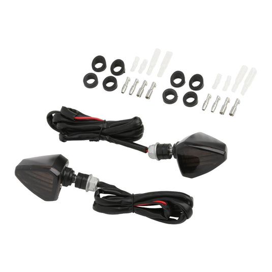 DRC 601 LED Flasher Lights (12V / Smoke / Pair)