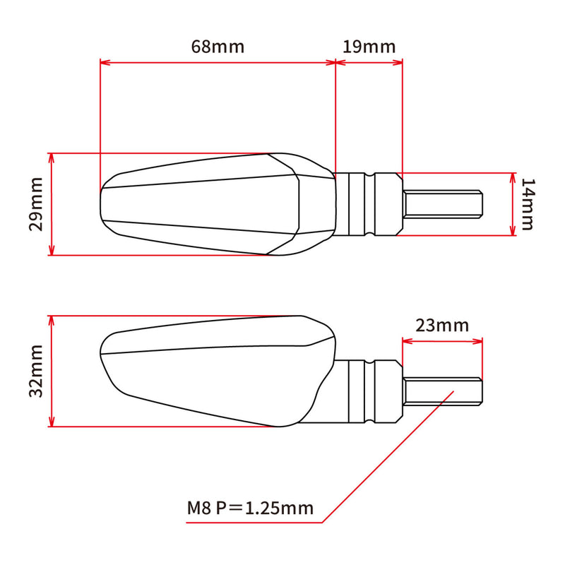 Load image into Gallery viewer, DRC 602 LED Flasher Lights (12V / Clear / Pair)
