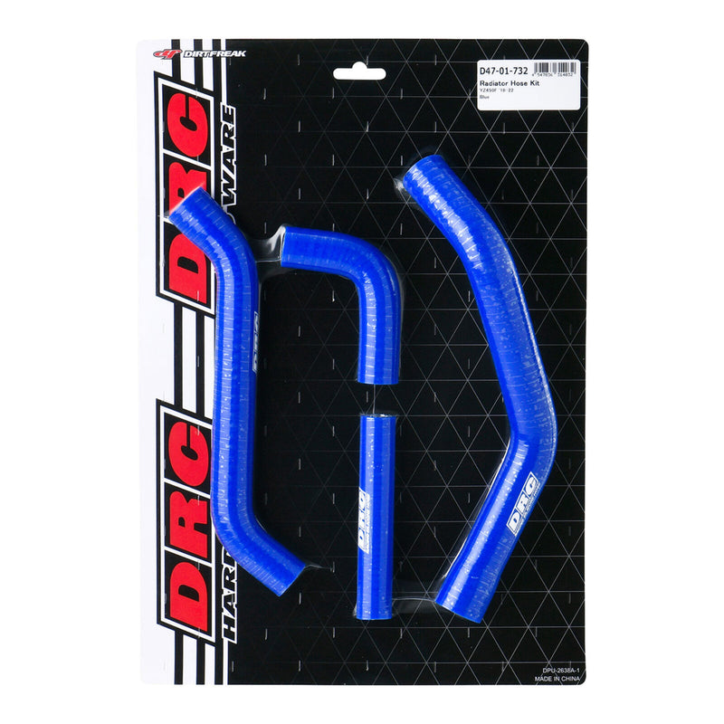 Load image into Gallery viewer, DRC Silicone Radiator Hose Kit - Yamaha YZ450F (2018–2022) - Blue
