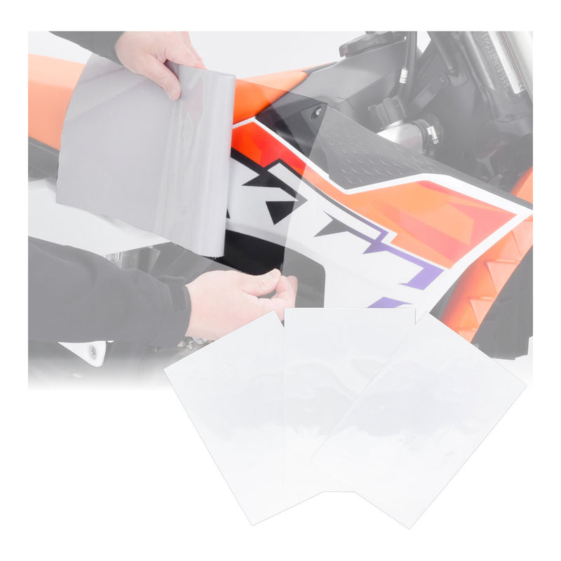 Load image into Gallery viewer, DRC Clear Protection Decal Sheets (30x45cm / 3-Pack)
