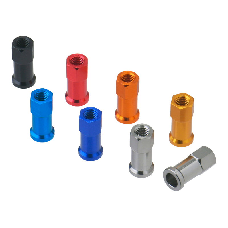 Load image into Gallery viewer, DRC RIM LOCK NUTS 2PCS BLUE
