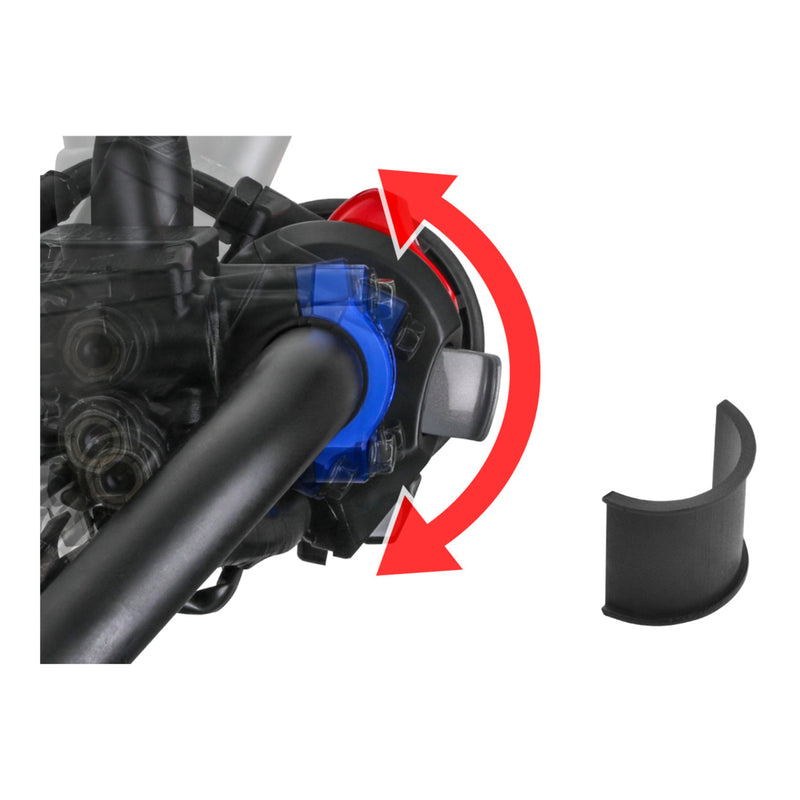 Load image into Gallery viewer, Zeta Rotating Bar Clamp Clutch - Blue
