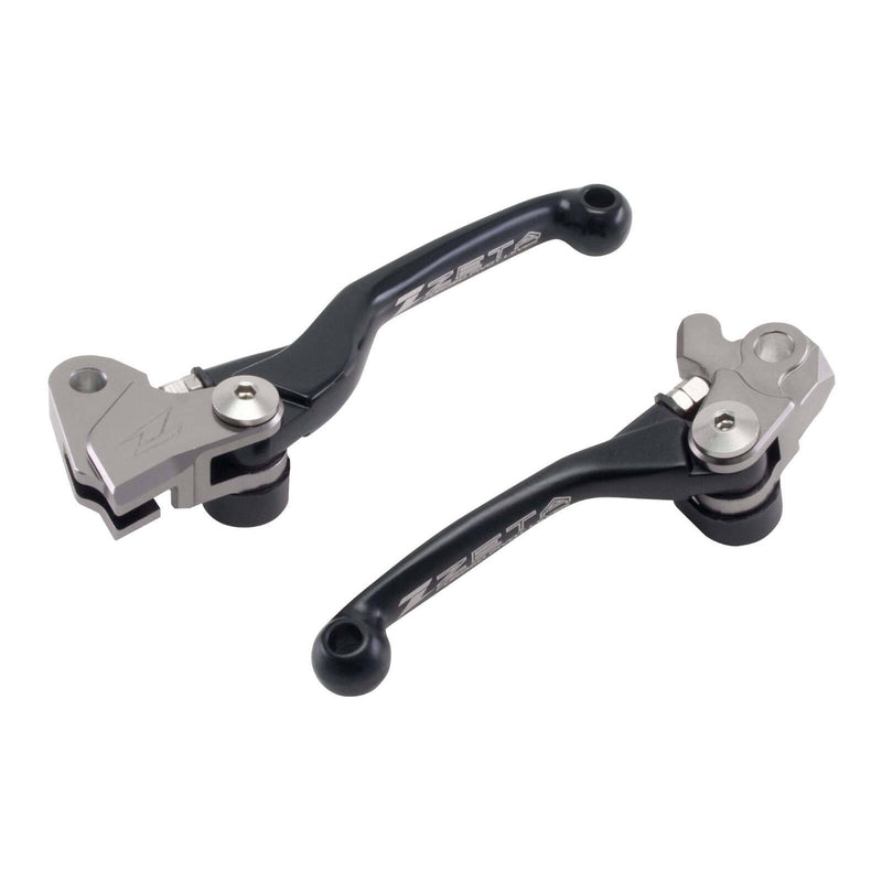 Load image into Gallery viewer, Zeta Pivot Lever Set FP - Kawasaki KX250F/ 450F &#39;05-&#39;12 - Black
