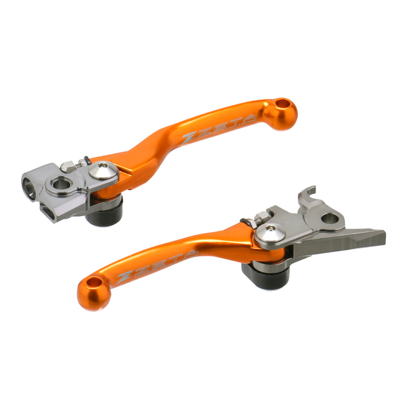 Load image into Gallery viewer, Zeta Pivot Lever Set FP Brembo / KTM Husqvarna - Orange
