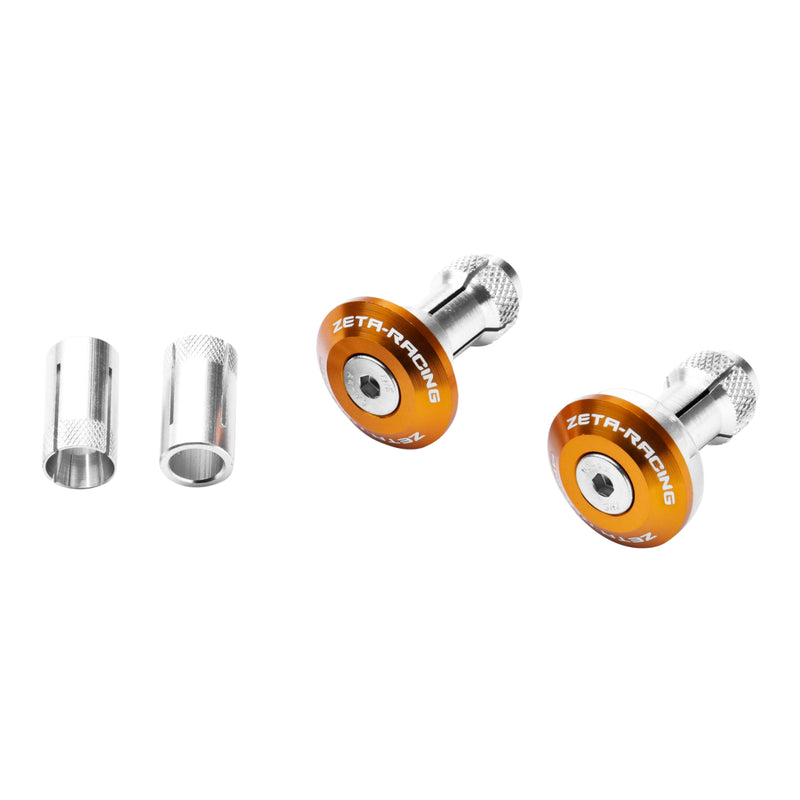 Load image into Gallery viewer, Zeta Bar End Plug 29mm 2pcs - Gold
