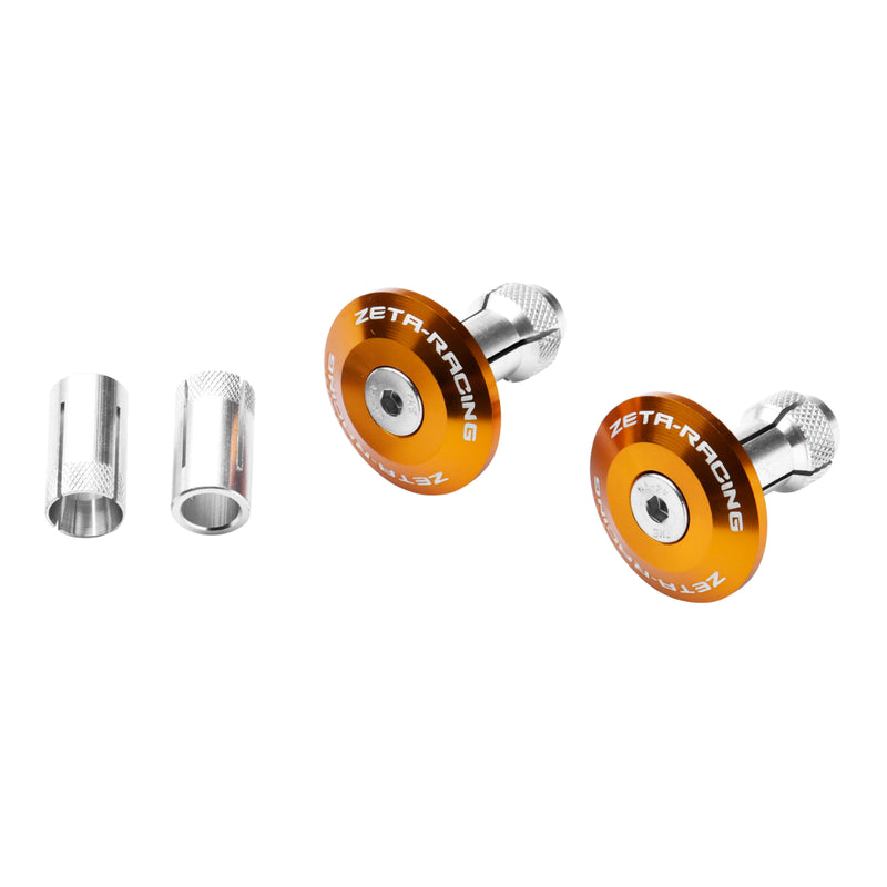 Load image into Gallery viewer, Zeta Bar End Plug 35mm 2pcs - Gold
