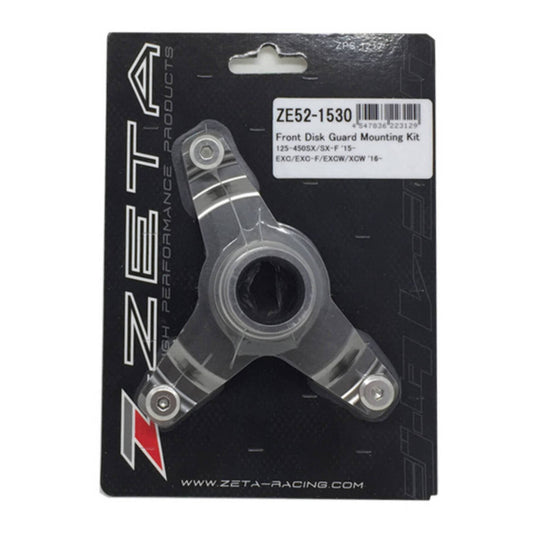 Zeta Front Disc Guard Mounting Kit KTM 125-450SX/SX-F '15-