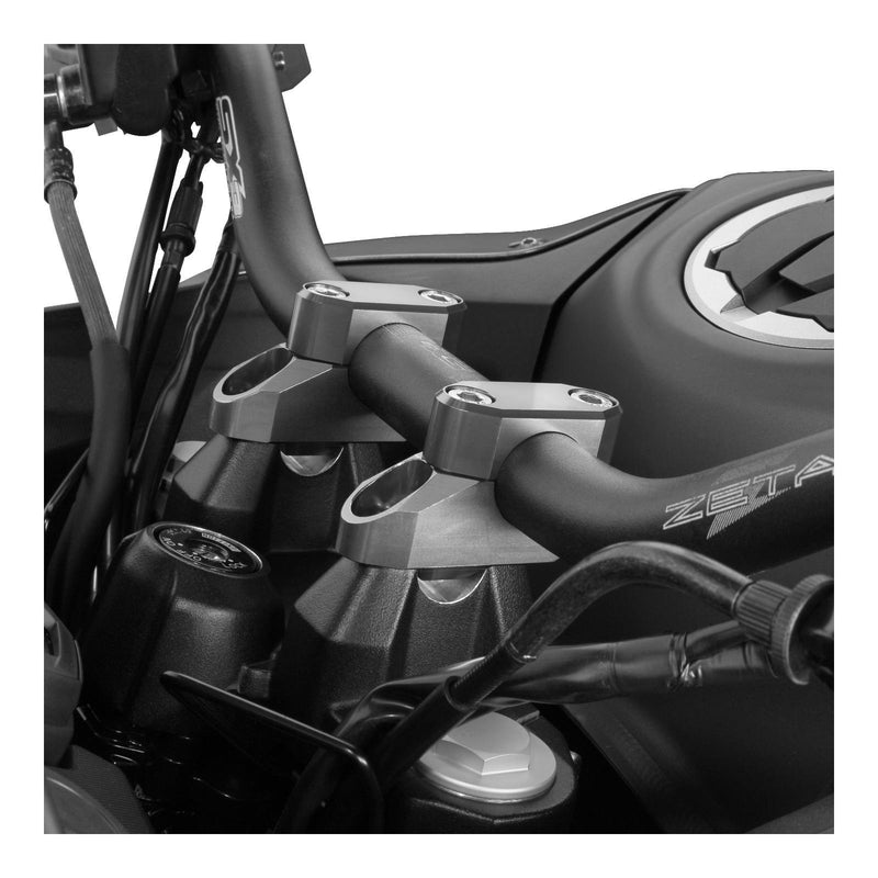 Load image into Gallery viewer, Zeta Bar Rise Kit Offset: 20mm Height: 26mm 22.2/28.6mm Bar - Ti-Colour
