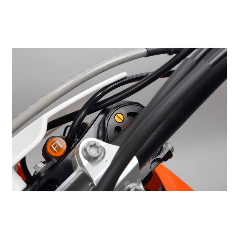 Load image into Gallery viewer, Zeta Front Fork Air Valve Cap Screw WP - Orange 2pcs
