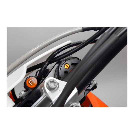 Zeta Front Fork Air Valve Cap Screw WP - Orange 2pcs