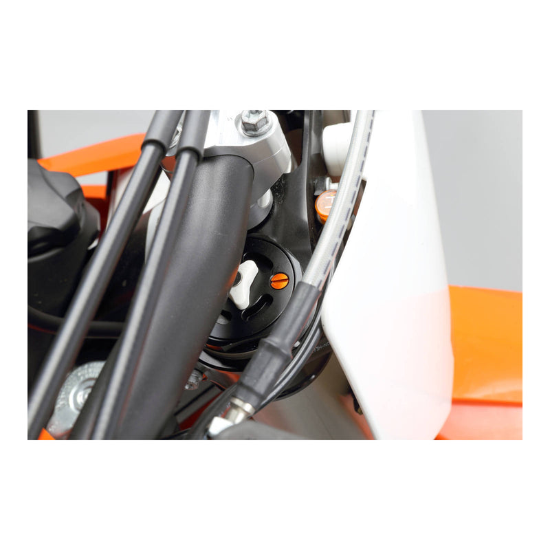 Load image into Gallery viewer, Zeta Front Fork Air Valve Cap Screw WP - Orange 2pcs
