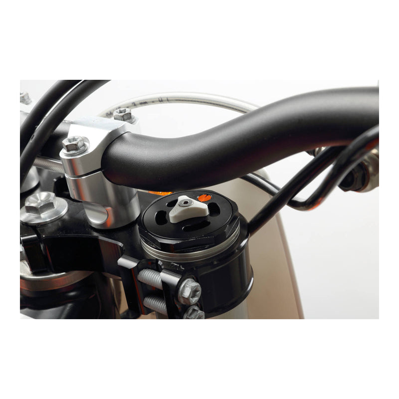 Load image into Gallery viewer, Zeta Front Fork Air Valve Cap Screw WP - Orange 2pcs
