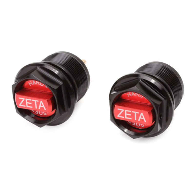 Load image into Gallery viewer, Zeta Front Fork Bottom Adjuster Showa AOS - Black/Red 2pcs
