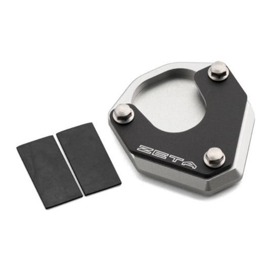 Zeta Side Stand Extender Black/Silver Suzuki DR-Z400S/SM '00-