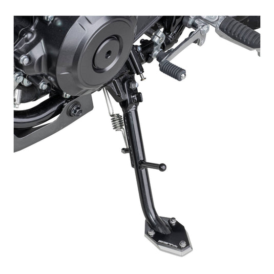 Zeta Side Stand Extender Black/Silver Suzuki V-Strom250 '17-, 1000 '14-