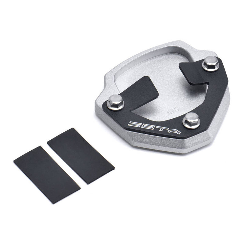 Load image into Gallery viewer, Zeta Side Stand Extender Black/Silver Yamaha Tenere 700 &#39;20-
