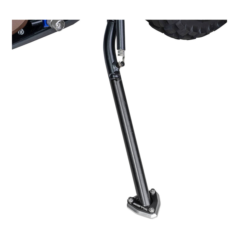 Load image into Gallery viewer, Zeta Side Stand Extender Black/Silver Husqvarna 701 Enduro &#39;17-, KTM 690 Enduro
