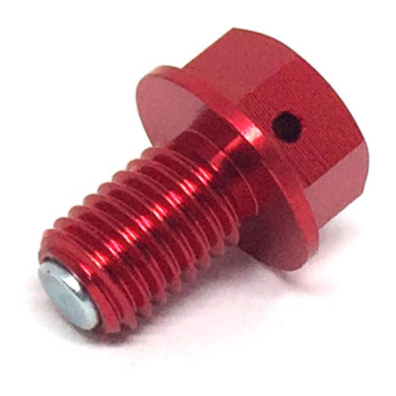 Load image into Gallery viewer, Zeta Magnetic Drain Bolt M10x1.5x15 - Red
