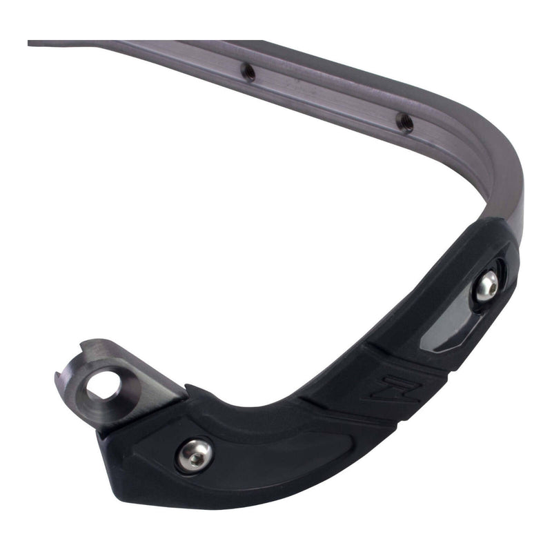 Load image into Gallery viewer, Zeta Pro Armor Bended Hand Guard - Titanium Colour
