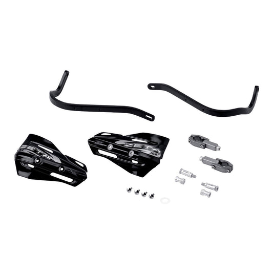 Zeta Armor Handguard XC Kit for 22.2mm Bar - Black / Black