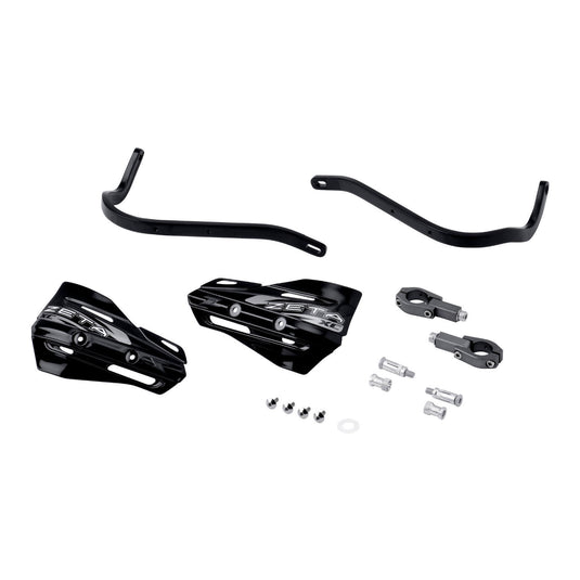 Zeta Armor Handguard XC Kit for 28.6mm Bar - Black / Black
