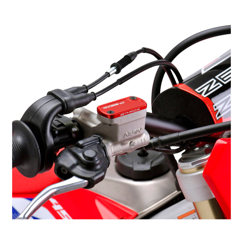 Load image into Gallery viewer, Zeta Front Brake Reservoir Cover Honda CR/CRF, Kawasaki KX450
