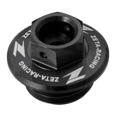 Zeta Oil Filler Plug Honda CR/CRF, Yamaha YZ/YZF/WRF, Kawasaki KLX - Black