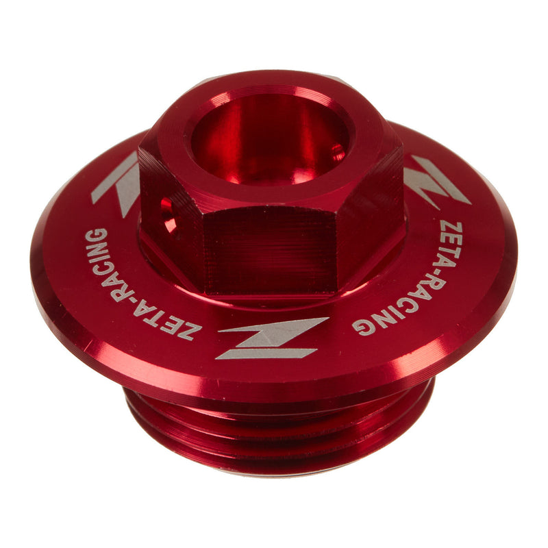 Load image into Gallery viewer, Zeta Oil Filler Plug Suzuki RM/RMZ, Yamaha Serow 250 - Red
