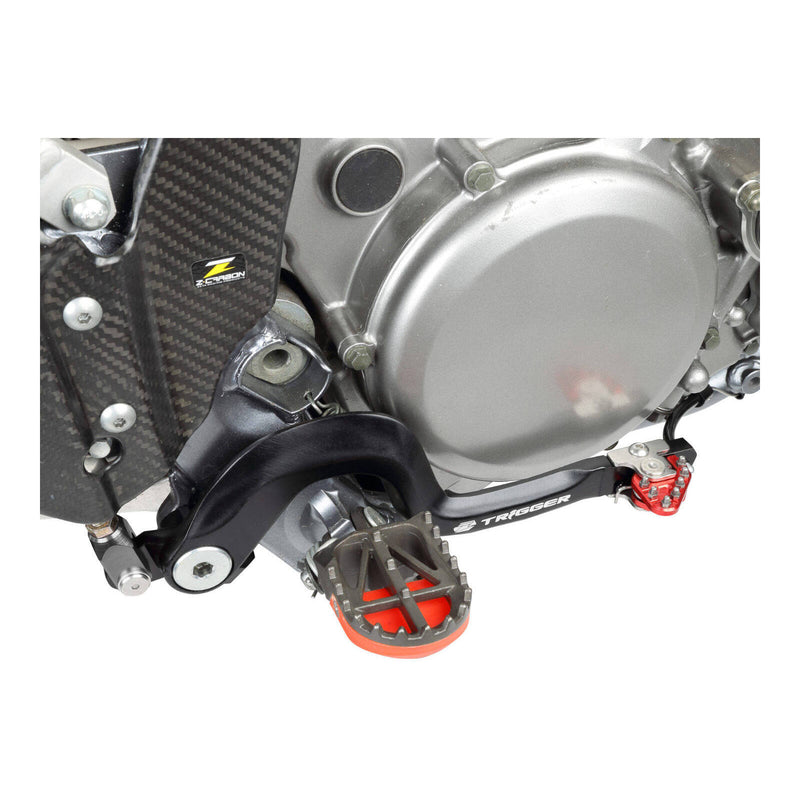 Load image into Gallery viewer, Zeta Trigger Brake Pedal Suzuki DRZ400/SM Red
