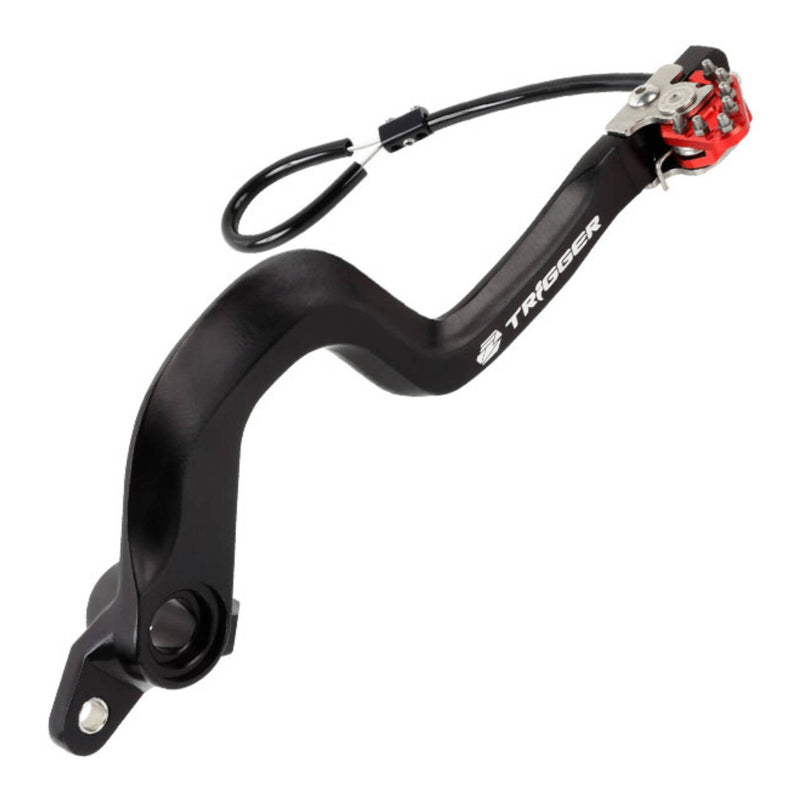 Load image into Gallery viewer, Zeta Trigger Brake Pedal Suzuki DRZ400/SM Red
