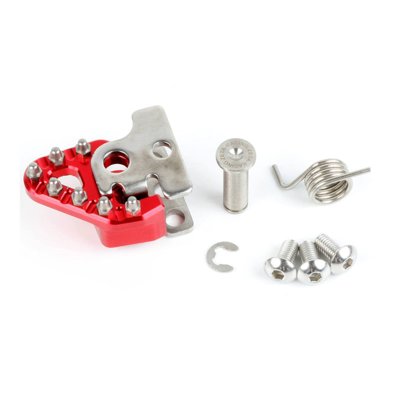 Load image into Gallery viewer, Zeta Trigger Brake Pedal Replacement Tip Set Red
