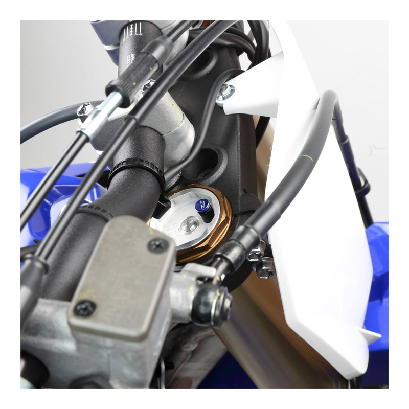 Load image into Gallery viewer, Zeta Fork Top Bleeder S-Type Showa/KYB (2pcs) - Blue
