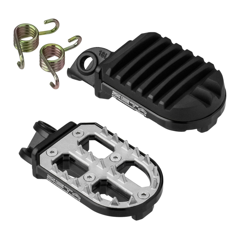 Load image into Gallery viewer, Zeta Adventure Foot Pegs KTM – Black
