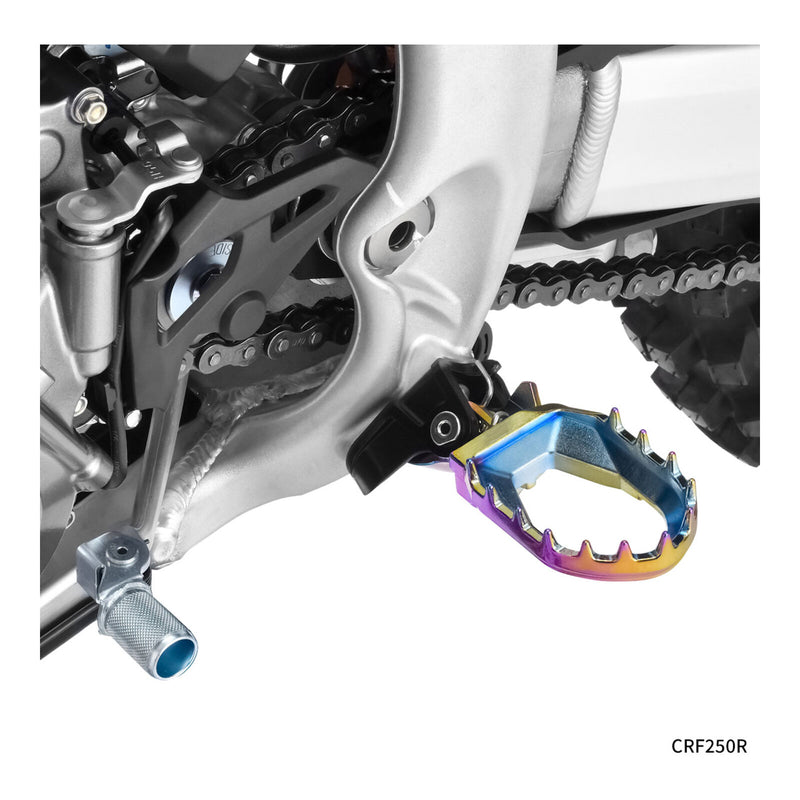 Load image into Gallery viewer, Zeta Max Foot Pegs CRF250R - Oil Slick
