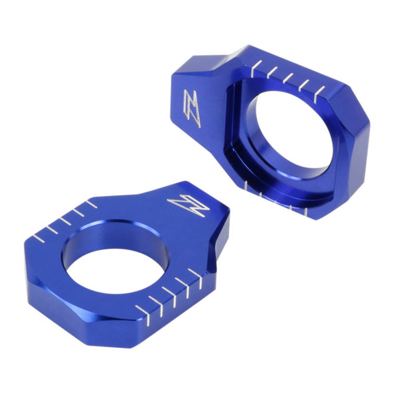 Load image into Gallery viewer, Zeta Rear Axle Block Kawasaki KXF250 '17-,KXF450 '16- Blue
