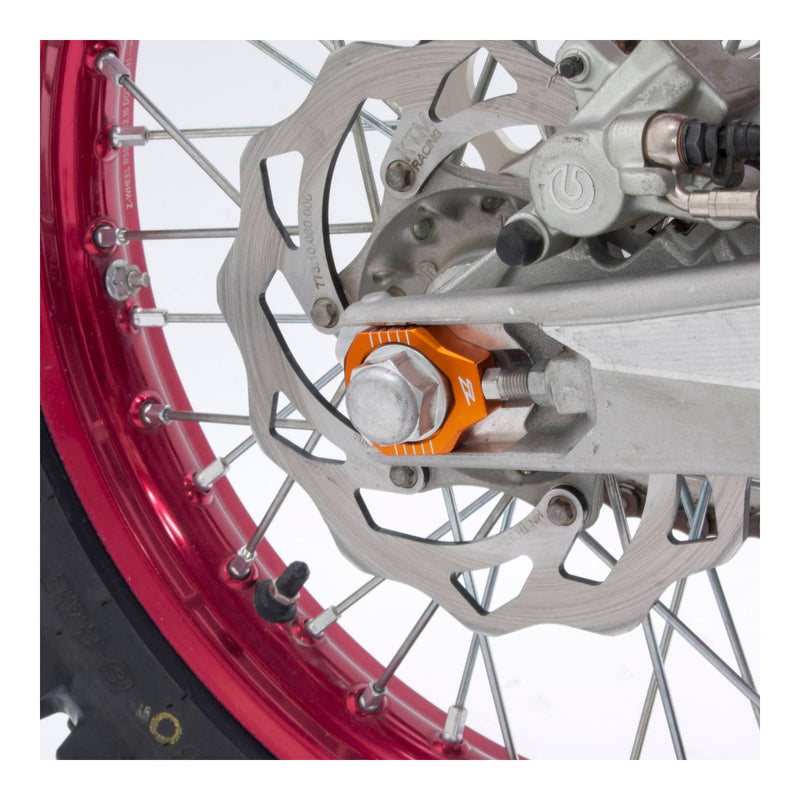 Load image into Gallery viewer, Zeta Rear Axle Block KTM SX/SXF- &#39;12, 85SX,EXC Orange
