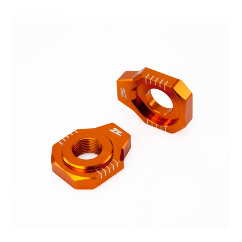 Load image into Gallery viewer, Zeta Rear Axle Block KTM SX/SXF- &#39;12, 85SX,EXC Orange
