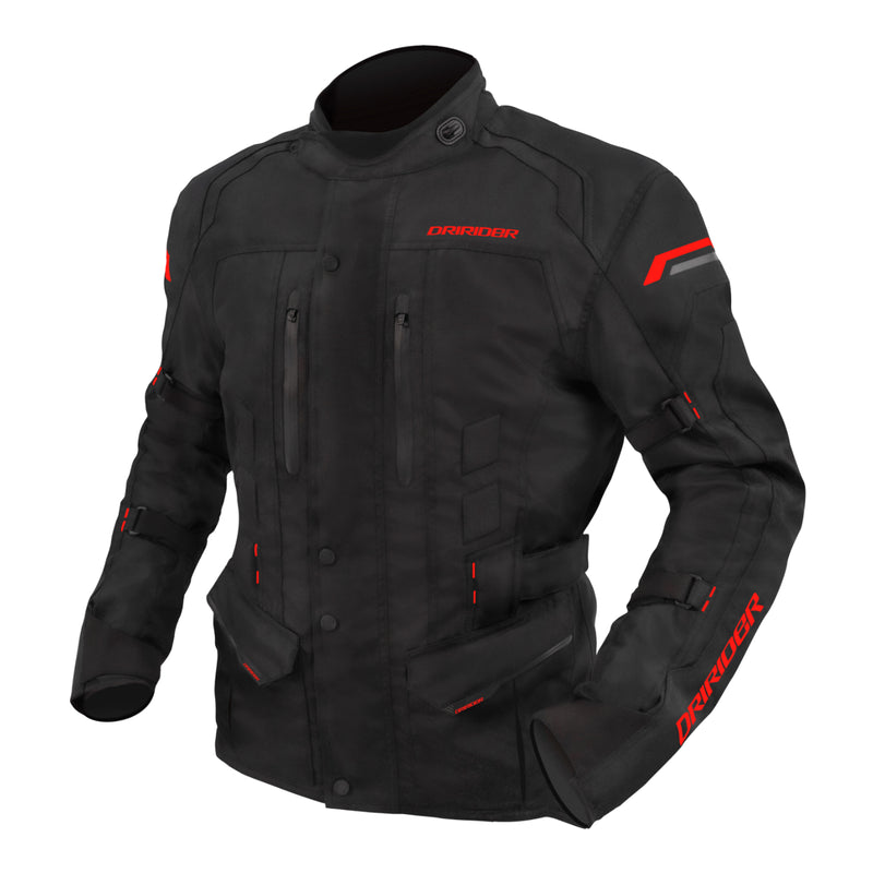 Load image into Gallery viewer, Dririder Compass 4 Jacket - Black / Red
