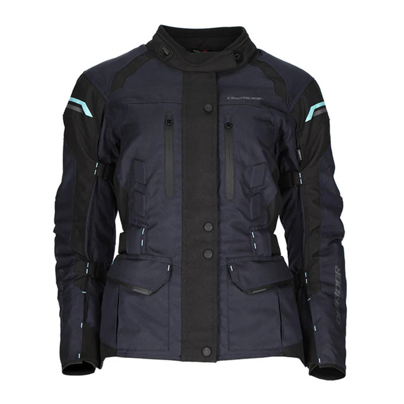 Load image into Gallery viewer, Dririder Compass 4 Ladies&#39; Jacket - Navy / Sky Blue
