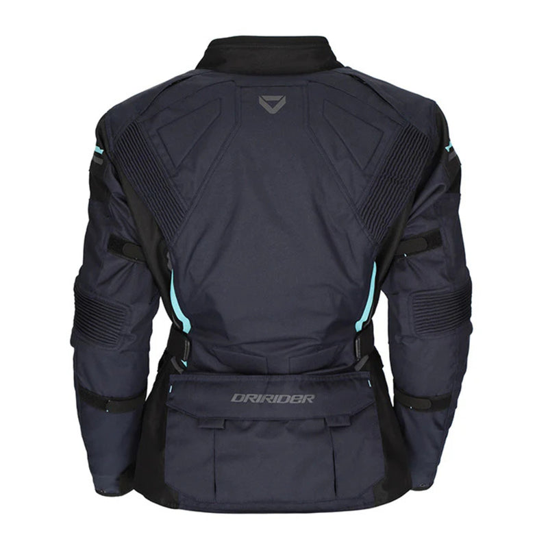 Load image into Gallery viewer, Dririder Compass 4 Ladies&#39; Jacket - Navy / Sky Blue
